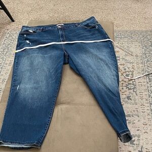 Women's Dark Blue STS Blue Stretch Denim Jeans